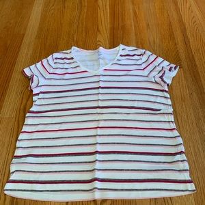 Croft & Barrow women’s Classic V-neck Top size XL